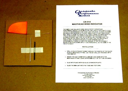 RC Sailing Masthead wind indicator RC Sailing Masthead wind indicator